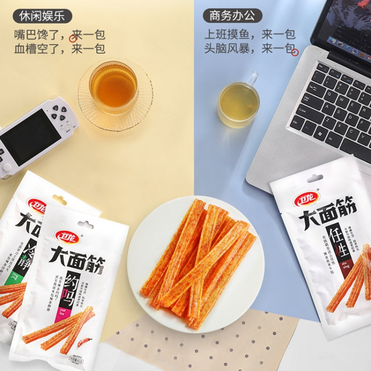 Weilong Spicy Sticks Party Craving Snacks Random Package Delivery, 106g / Pack