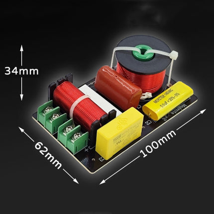 Magenta-2 High And Low 2-Way Audio Crossover Bookshelf Speaker Conversion Divider, Magenta-2