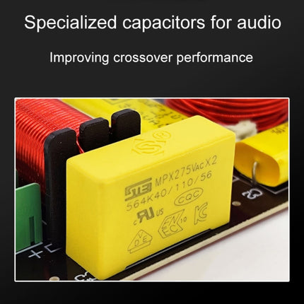 Magenta-2 High And Low 2-Way Audio Crossover Bookshelf Speaker Conversion Divider, Magenta-2