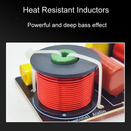 Magenta-2 High And Low 2-Way Audio Crossover Bookshelf Speaker Conversion Divider, Magenta-2