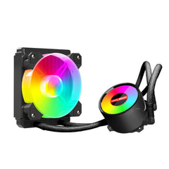 COOLMOON RGB120 5V ARGB Integrated Single Row Multi-Platform CPU Cooler, RGB120