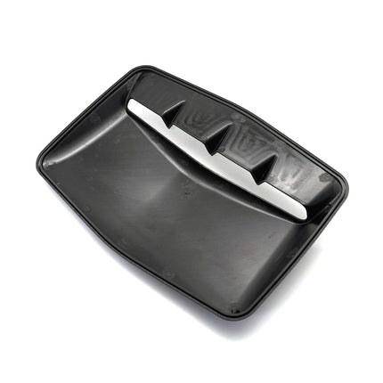 Universal Carbon Car Hood Scoop Air Flow Intake Decorative Turbo Bonnet Vent Cover With Tape