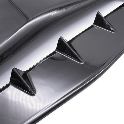 Universal Carbon Car Hood Scoop Air Flow Intake Decorative Turbo Bonnet Vent Cover With Tape