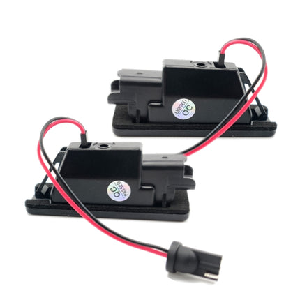 2pcs For Nissan Qashqai J10 / J11 / X-Trail / Teana License Plate Light Modification