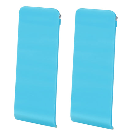 For Nintendo Switch Console 2pcs Replacement Kickstand Back Shell Holder, Black, Transparent White, White, Red, Blue