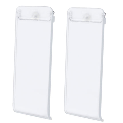For Nintendo Switch Console 2pcs Replacement Kickstand Back Shell Holder, Black, Transparent White, White, Red, Blue