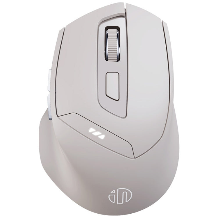 Inphic DR6 2.4G Wireless + Bluetooth 5.0/4.0 Tri-mode Charging Mute Office Gaming Computer Mouse, DR6