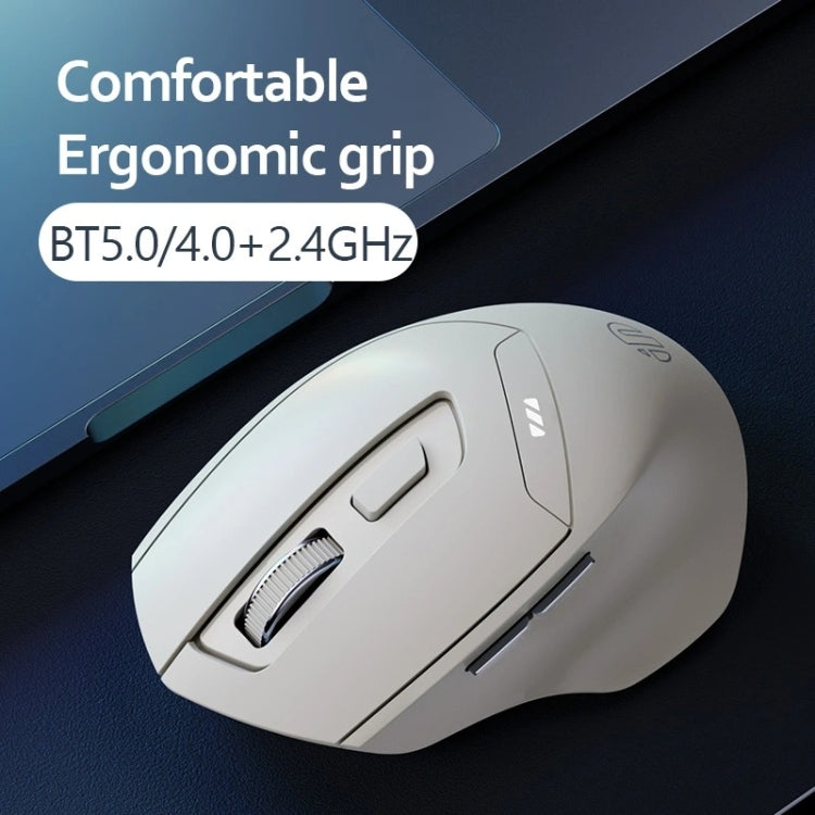 Inphic DR6 2.4G Wireless + Bluetooth 5.0/4.0 Tri-mode Charging Mute Office Gaming Computer Mouse, DR6