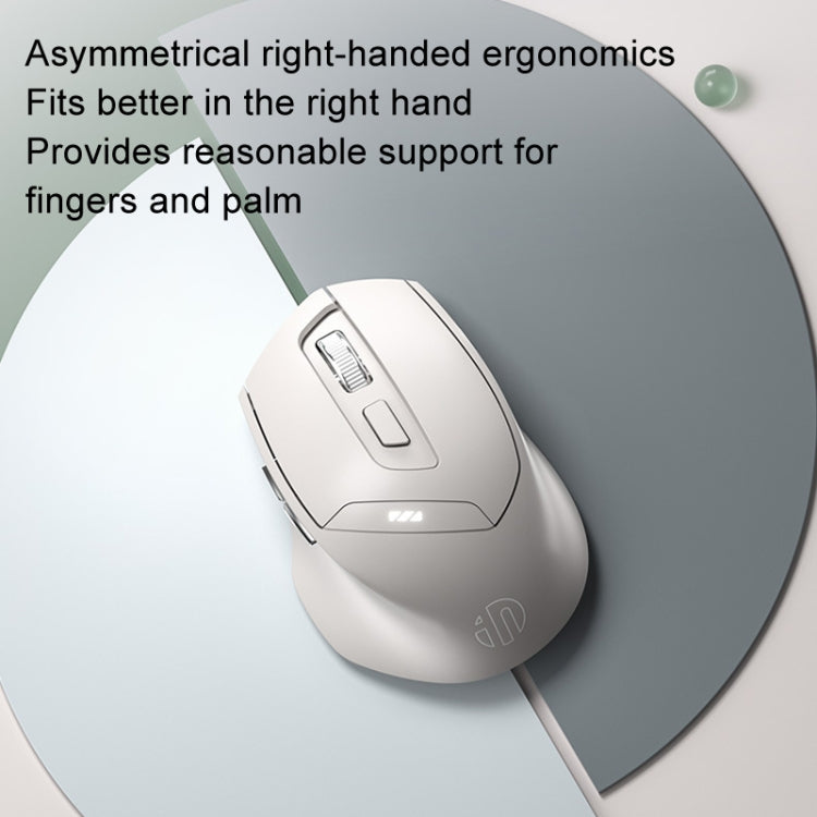 Inphic DR6 2.4G Wireless + Bluetooth 5.0/4.0 Tri-mode Charging Mute Office Gaming Computer Mouse, DR6