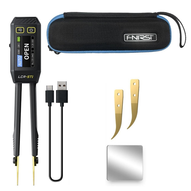 FNIRSI Digital Tweezers Resistor Capacitor Component Test Multimeter