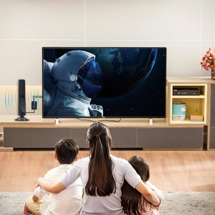 4K 1080P Indoor Digital TV Antenna For Local Channels 50 Miles Range With Amplifier Signal Booster
