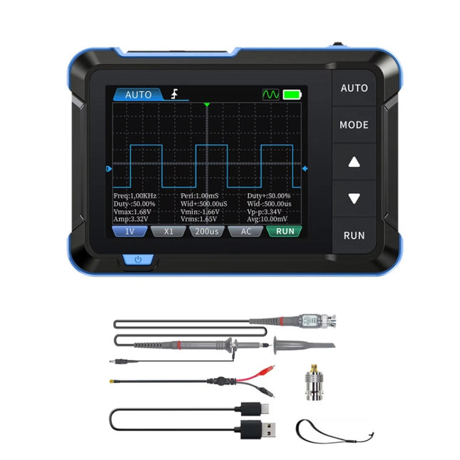 FNIRSI 2 In 1 Mini Portable Digital Oscilloscope Signal Generator, Standard, Upgrade