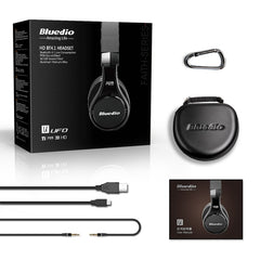 Bluedio UFO 8 Speaker Headband Music Bluetooth Headset Lossless High Resolution Wireless Stereo Headset, UFO