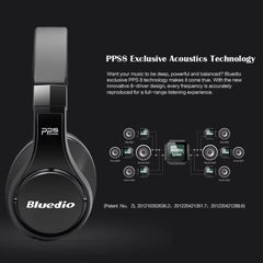 Bluedio UFO 8 Speaker Headband Music Bluetooth Headset Lossless High Resolution Wireless Stereo Headset, UFO