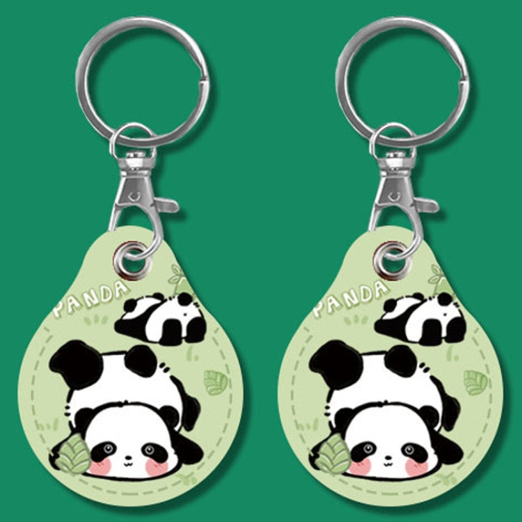 2pcs Cute Sensor Access Door Card Cover Keychain Elevator Water Drops Round Key Holder, Black, Pink, Wine Red, Pinch Winnie the Pooh, Pinch Strawberry Bear, Purple Rabbit, Cookie Doraemon, Fortune Cat, Circus, Starry Bear, Starry Bunny, Rich Woman Red�...