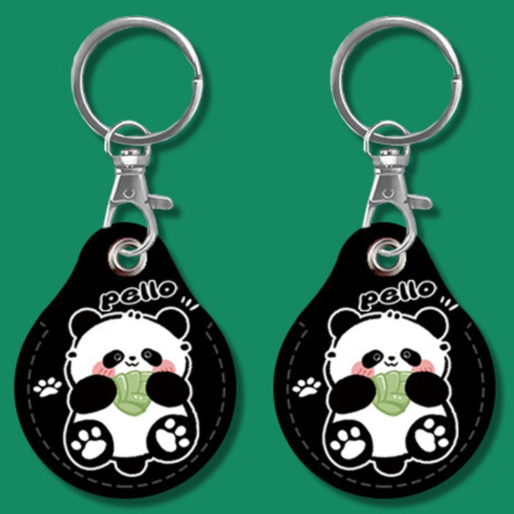 2pcs Cute Sensor Access Door Card Cover Keychain Elevator Water Drops Round Key Holder, Black, Pink, Wine Red, Pinch Winnie the Pooh, Pinch Strawberry Bear, Purple Rabbit, Cookie Doraemon, Fortune Cat, Circus, Starry Bear, Starry Bunny, Rich Woman Red�...