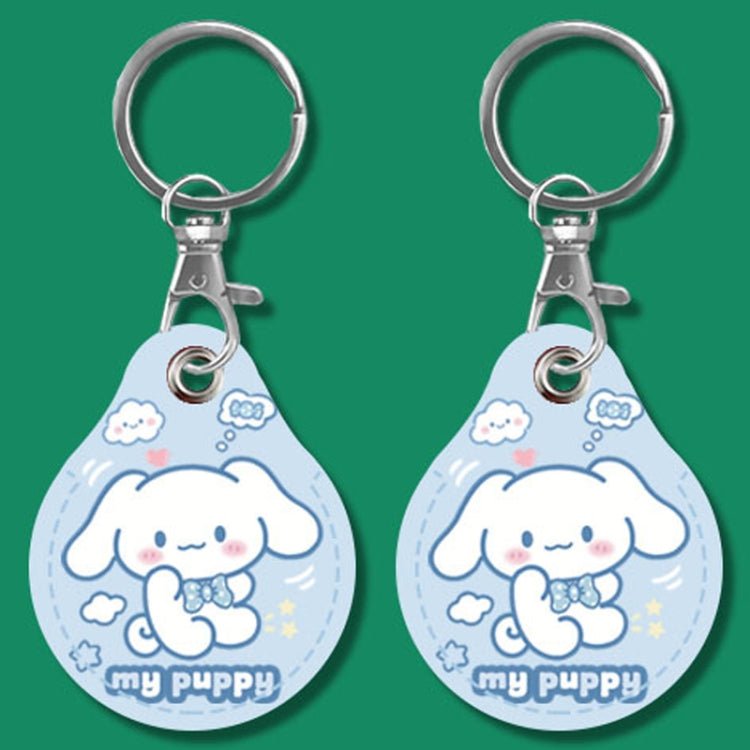 2pcs Cute Sensor Access Door Card Cover Keychain Elevator Water Drops Round Key Holder, Fortune Tiger, Pepsi Doraemon, Three Capybaras, Crocodile Bara, Lina Belle, Congratulations, Bow Tie Bear, English Winnie the Pooh, English Lotso, Melody�����������...