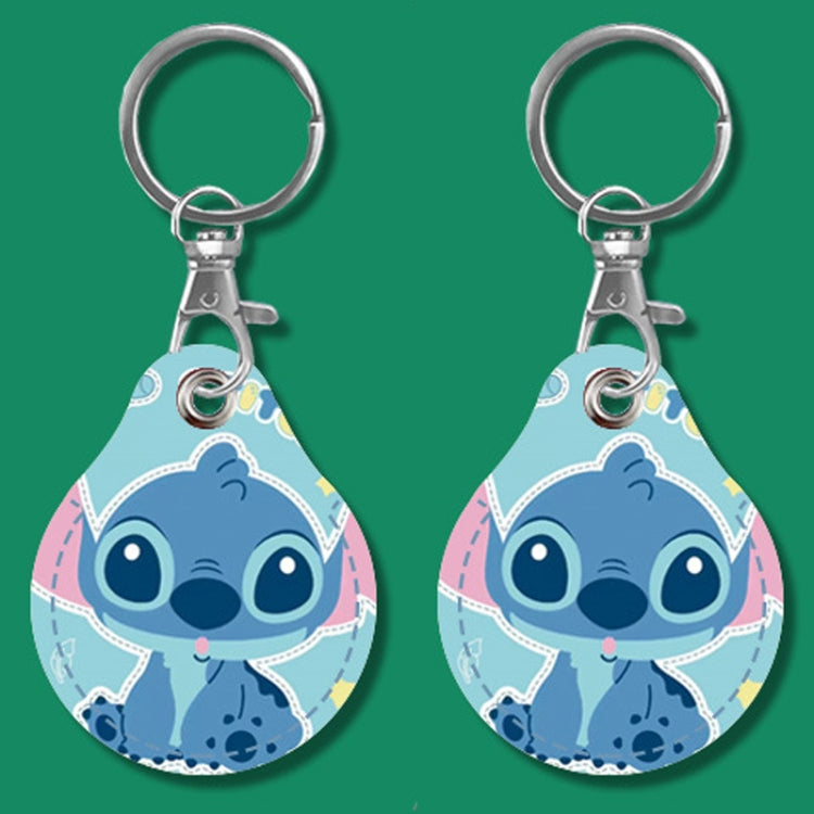 2pcs Cute Sensor Access Door Card Cover Keychain Elevator Water Drops Round Key Holder, Fortune Tiger, Pepsi Doraemon, Three Capybaras, Crocodile Bara, Lina Belle, Congratulations, Bow Tie Bear, English Winnie the Pooh, English Lotso, Melody�����������...