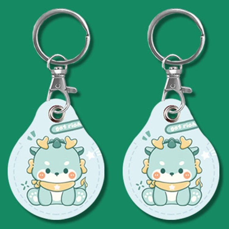 2pcs Cute Sensor Access Door Card Cover Keychain Elevator Water Drops Round Key Holder, Fortune Tiger, Pepsi Doraemon, Three Capybaras, Crocodile Bara, Lina Belle, Congratulations, Bow Tie Bear, English Winnie the Pooh, English Lotso, Melody�����������...