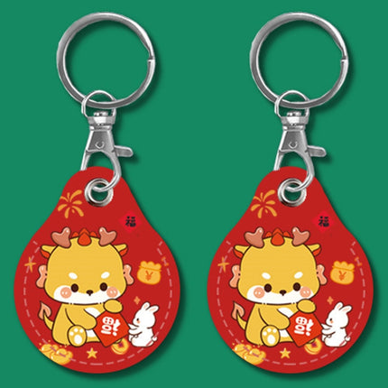 2pcs Cute Sensor Access Door Card Cover Keychain Elevator Water Drops Round Key Holder, Crocodile Bara, Lina Belle, Congratulations, Bow Tie Bear, English Winnie the Pooh, English Lotso, Melody, Cute Cinnamoroll, White Mickey Head, Muffled Pooh Bear   ...