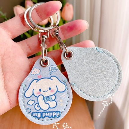2pcs Cute Sensor Access Door Card Cover Keychain Elevator Water Drops Round Key Holder, Crocodile Bara, Lina Belle, Congratulations, Bow Tie Bear, English Winnie the Pooh, English Lotso, Melody, Cute Cinnamoroll, White Mickey Head, Muffled Pooh Bear   ...