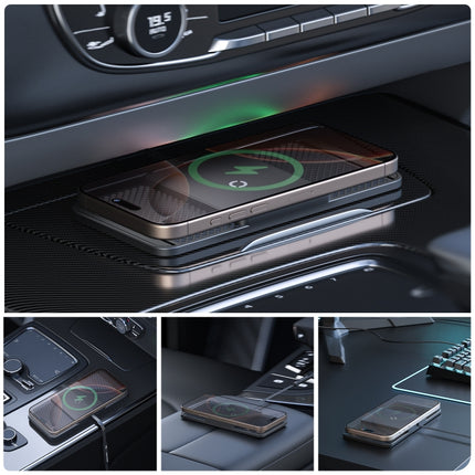 Avoid Camera Universal Car Wireless Charger Anti-slip Mat, USB Interface 1m, USB Interface 0.3m, TYPEC Interface 1m, TYPEC Interface 0.3m
