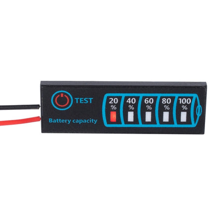 Lead- Acid Lithium Battery Universal LED Voltage And Electricity Display Board