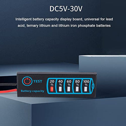 Lead- Acid Lithium Battery Universal LED Voltage And Electricity Display Board