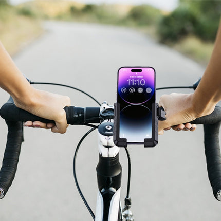 YYS-615 Motorcycle Bicycle Semi-Wrapped Riding Navigation Cell Phone Holder