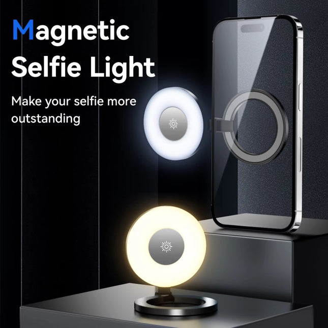 TELESIN Magnetic Selfie Light Rechargeable Foldable Fill Light For Mobile Phone, P5-BGD-01