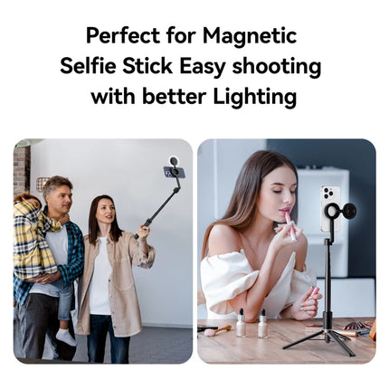 TELESIN Magnetic Selfie Light Rechargeable Foldable Fill Light For Mobile Phone, P5-BGD-01
