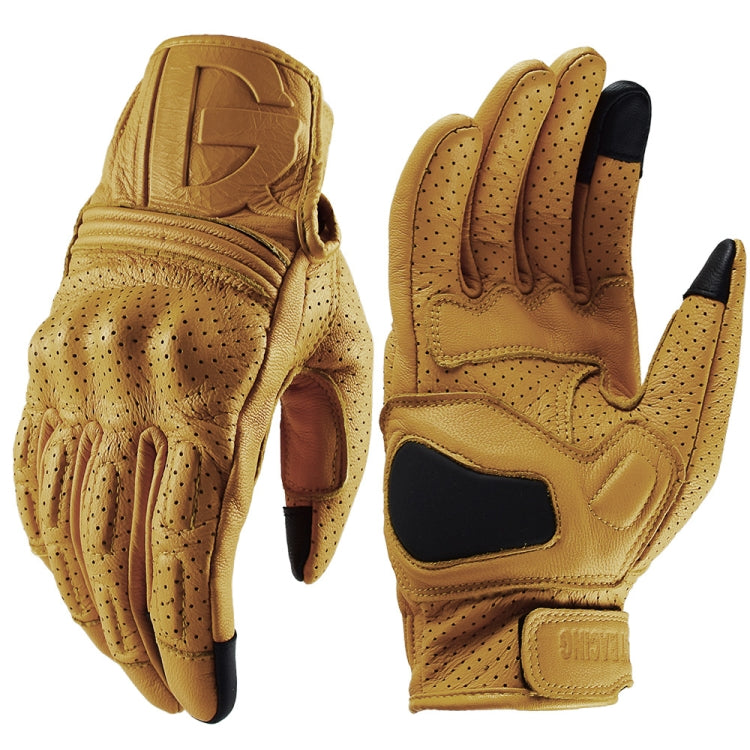 GHOST RACING Motorcycle Riding Anti-fall Warm Breathable Full-finger Gloves