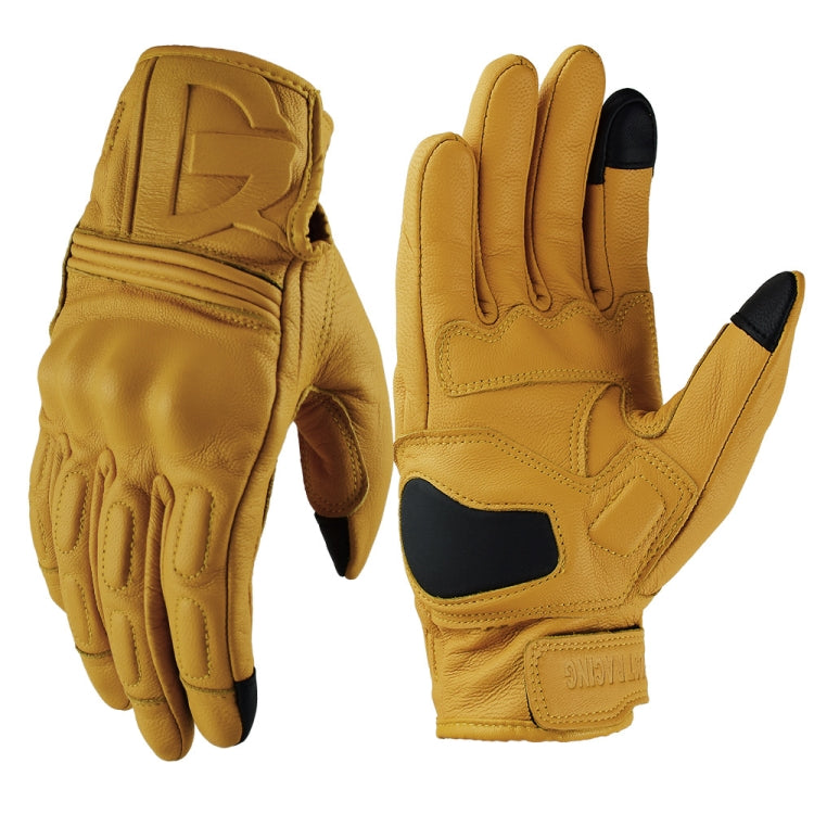 GHOST RACING Motorcycle Riding Anti-fall Warm Breathable Full-finger Gloves