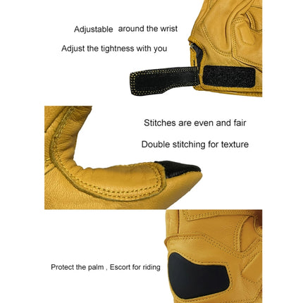 GHOST RACING Motorcycle Riding Anti-fall Warm Breathable Full-finger Gloves