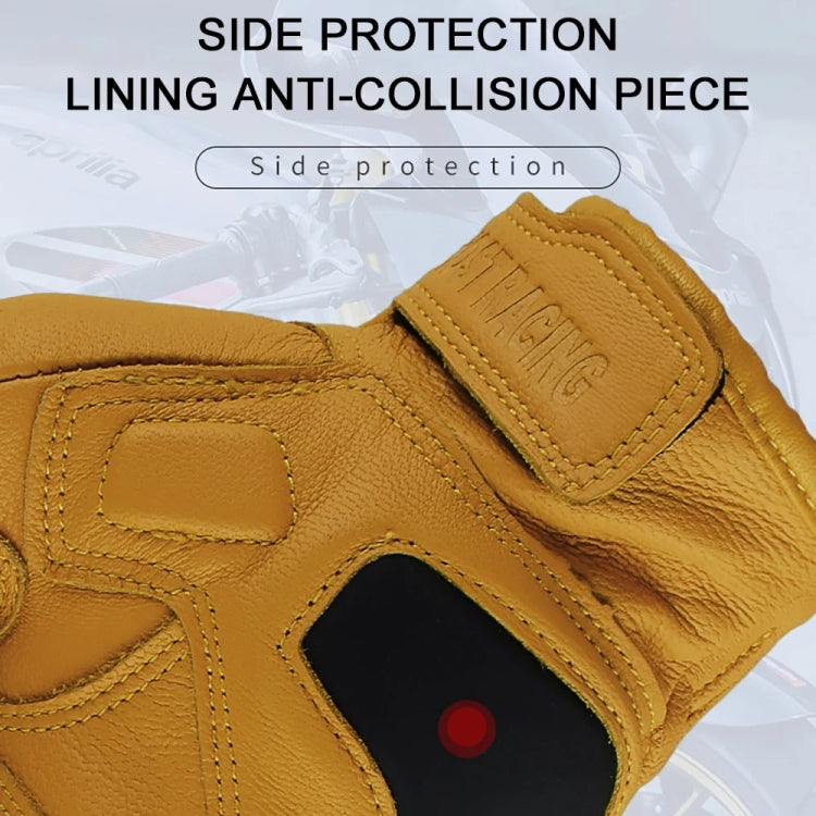 GHOST RACING Motorcycle Riding Anti-fall Warm Breathable Full-finger Gloves