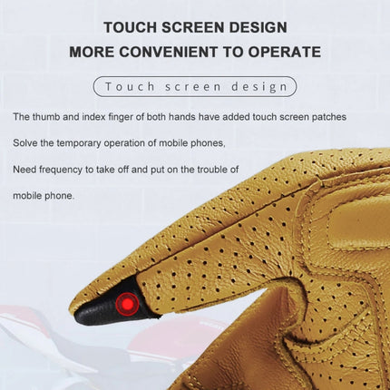 GHOST RACING Motorcycle Riding Anti-fall Warm Breathable Full-finger Gloves, M, L, XL, XXL