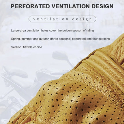 GHOST RACING Motorcycle Riding Anti-fall Warm Breathable Full-finger Gloves