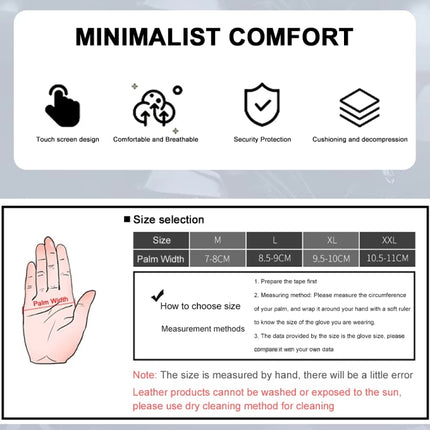 GHOST RACING Motorcycle Riding Anti-fall Warm Breathable Full-finger Gloves