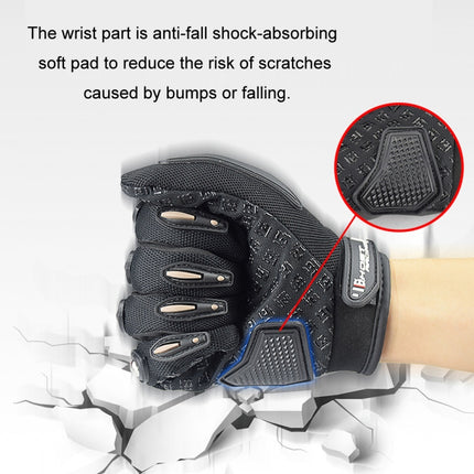 GHOST RACING Motorcycle Riding Anti-fall Breathable Gloves, M, L, XL, XXL