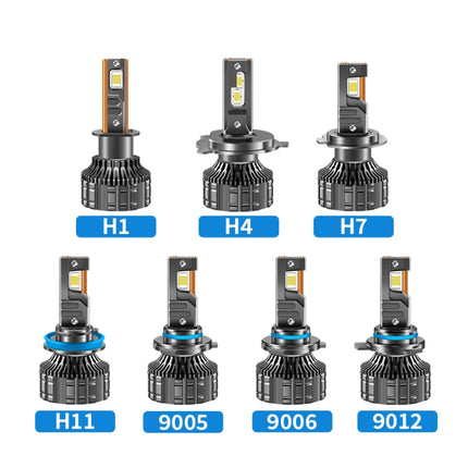 95W LED Three Copper Tube Aluminum Alloy Thick Headlight