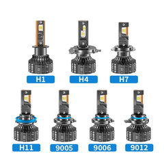 95W LED Three Copper Tube Aluminum Alloy Thick Headlight