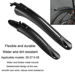 Bike Fenders Set Widen Lengthen Bicycle MTB Front Rear Quick Release Mudguard, 08CY0006, 08CY0007, 08CY0008