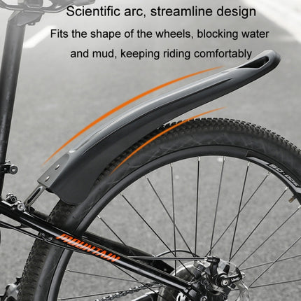 Bike Fenders Set Widen Lengthen Bicycle MTB Front Rear Quick Release Mudguard, 08CY0007