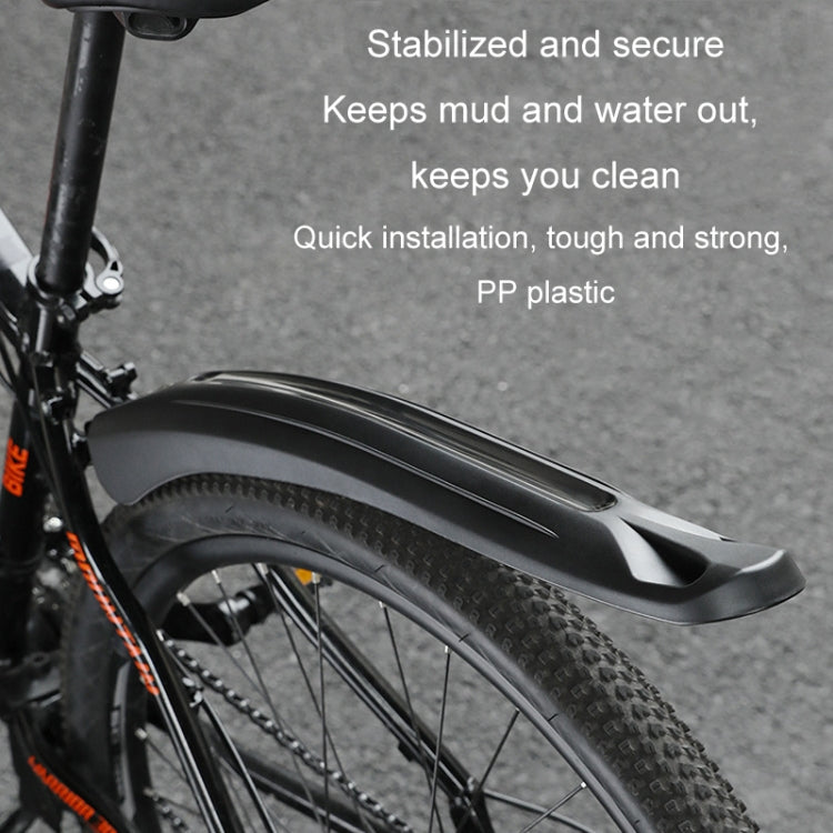 Bike Fenders Set Widen Lengthen Bicycle MTB Front Rear Quick Release Mudguard, 08CY0006, 08CY0007, 08CY0008
