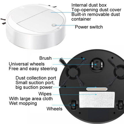 Intelligent Sweeper Robot Home Automatic 3 In 1 Integrated Cleaning Machine Vacuum Cleaner