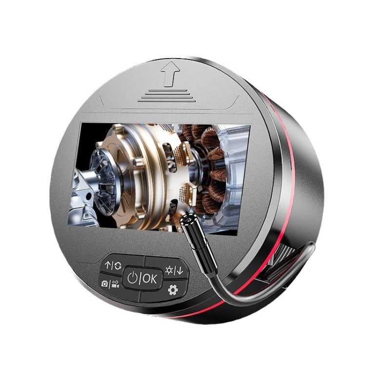 8mm Pipeline Camera Engine Cylinder Endoscope With Screen, 2m Hard Wire, 5m Hard Wire