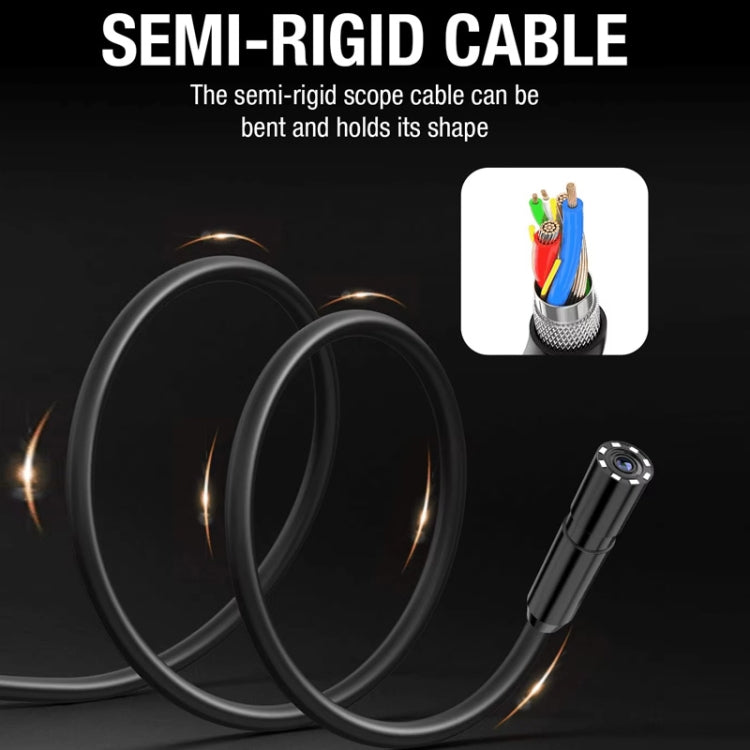 8mm Pipeline Camera Engine Cylinder Endoscope With Screen, 2m Hard Wire, 5m Hard Wire