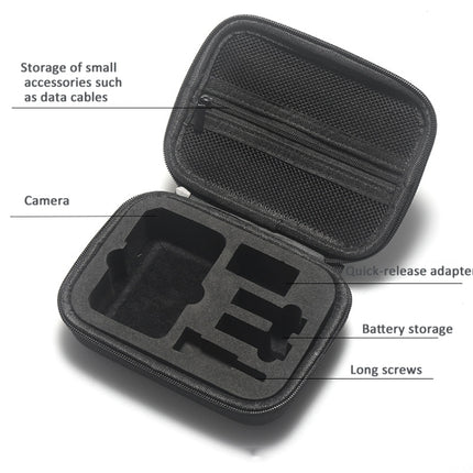For DJI OSMO Action 5 Pro / Action 4 / Action 3 Camera Storage Bag Hard Shell Protective Case, For DJI Action 5 Pro / 4 /  3