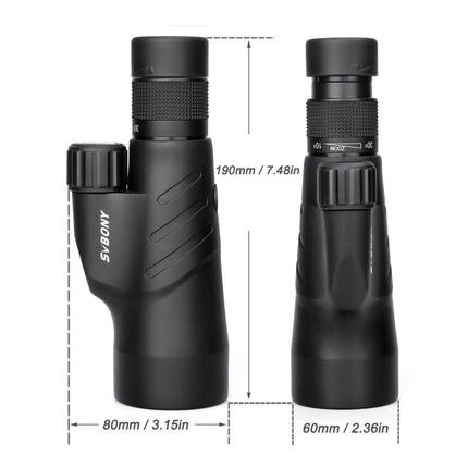 SVBONY SV45 10-30x50 Large Caliber High Definition Waterproof Continuous Zoom Monoculars, SV45