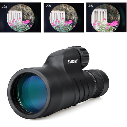 SVBONY SV45 10-30x50 Large Caliber High Definition Waterproof Continuous Zoom Monoculars, SV45